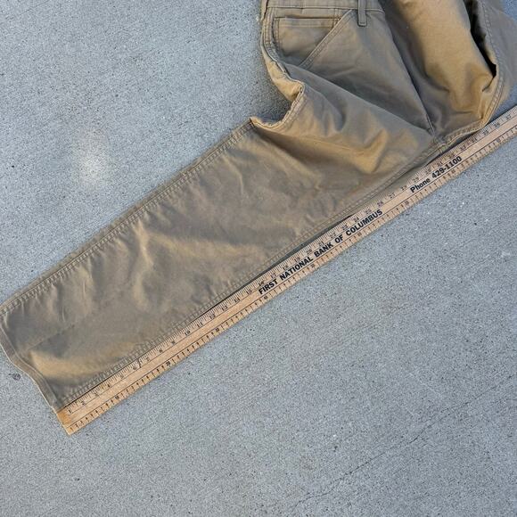 Levi's Workwear 505 Regular Fit Tan Duck Canvas Utility Pants 34233-004 Sz 34x32 - Picture 11 of 12